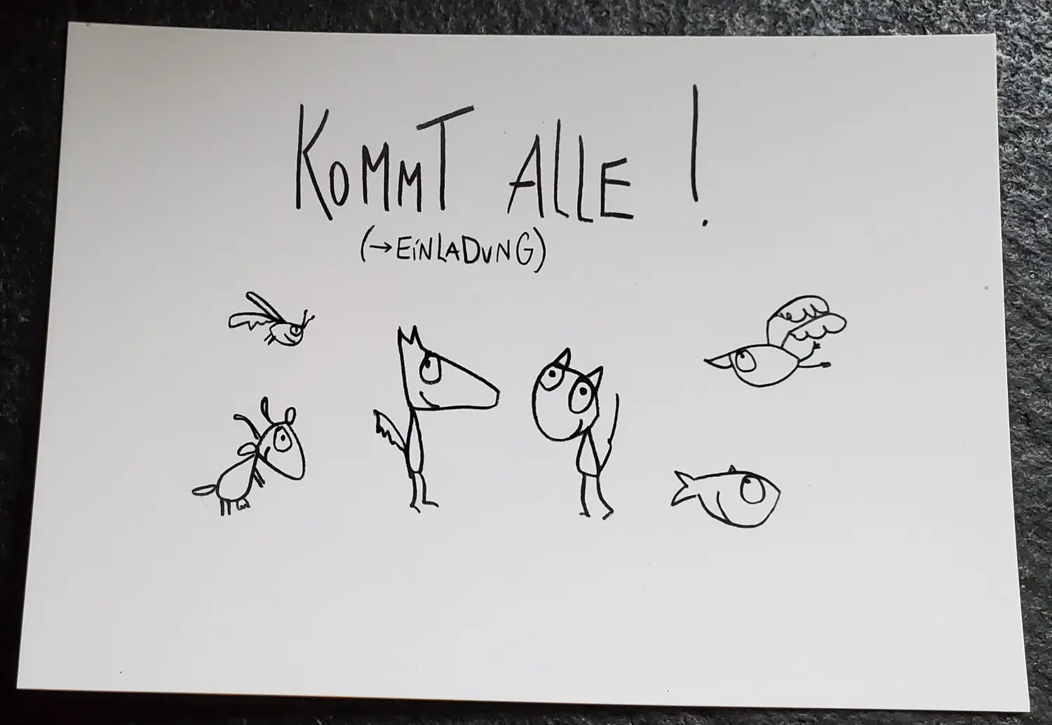 HOF DÖRKES - Kinderzeichnung
