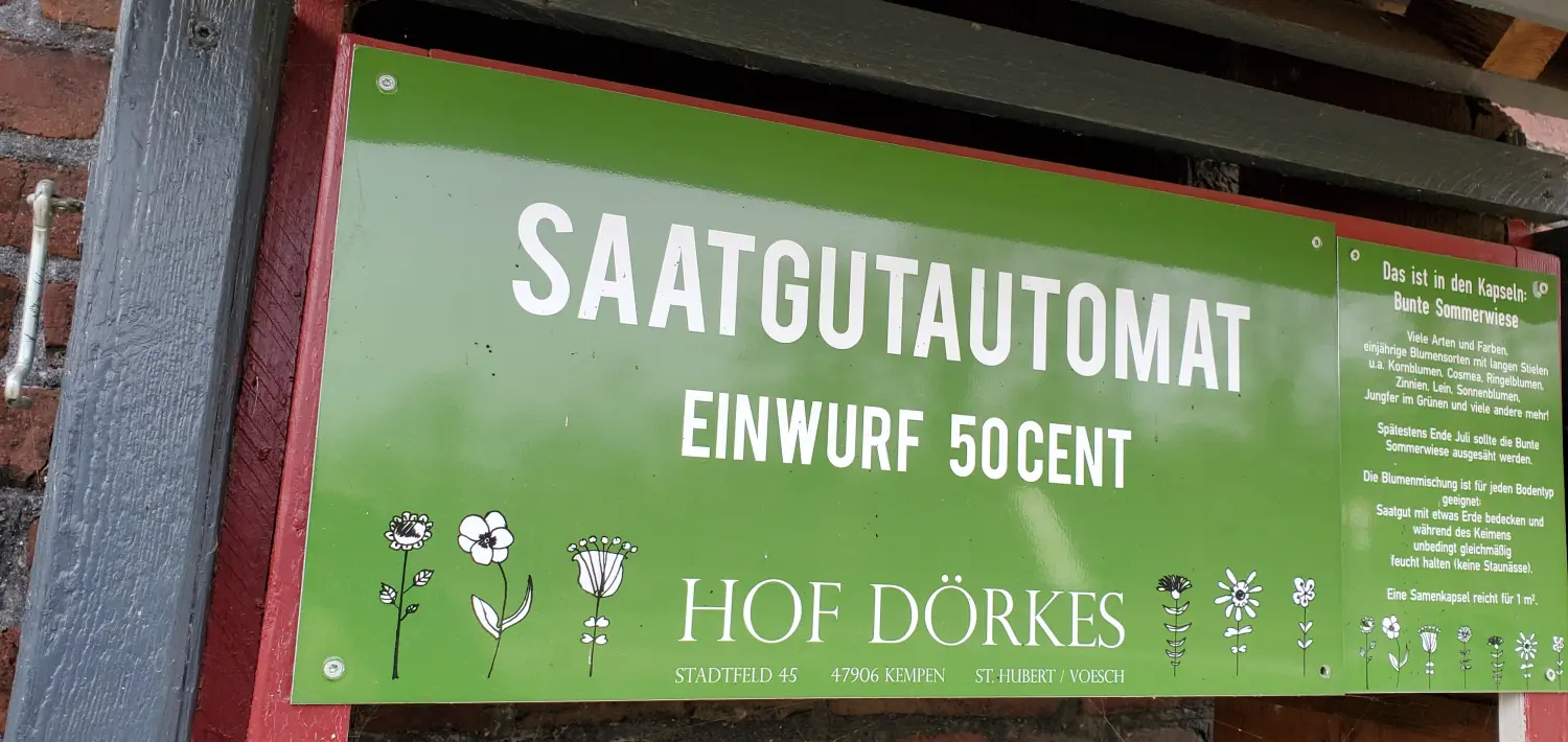 HOF DÖRKES - Hinweistafel