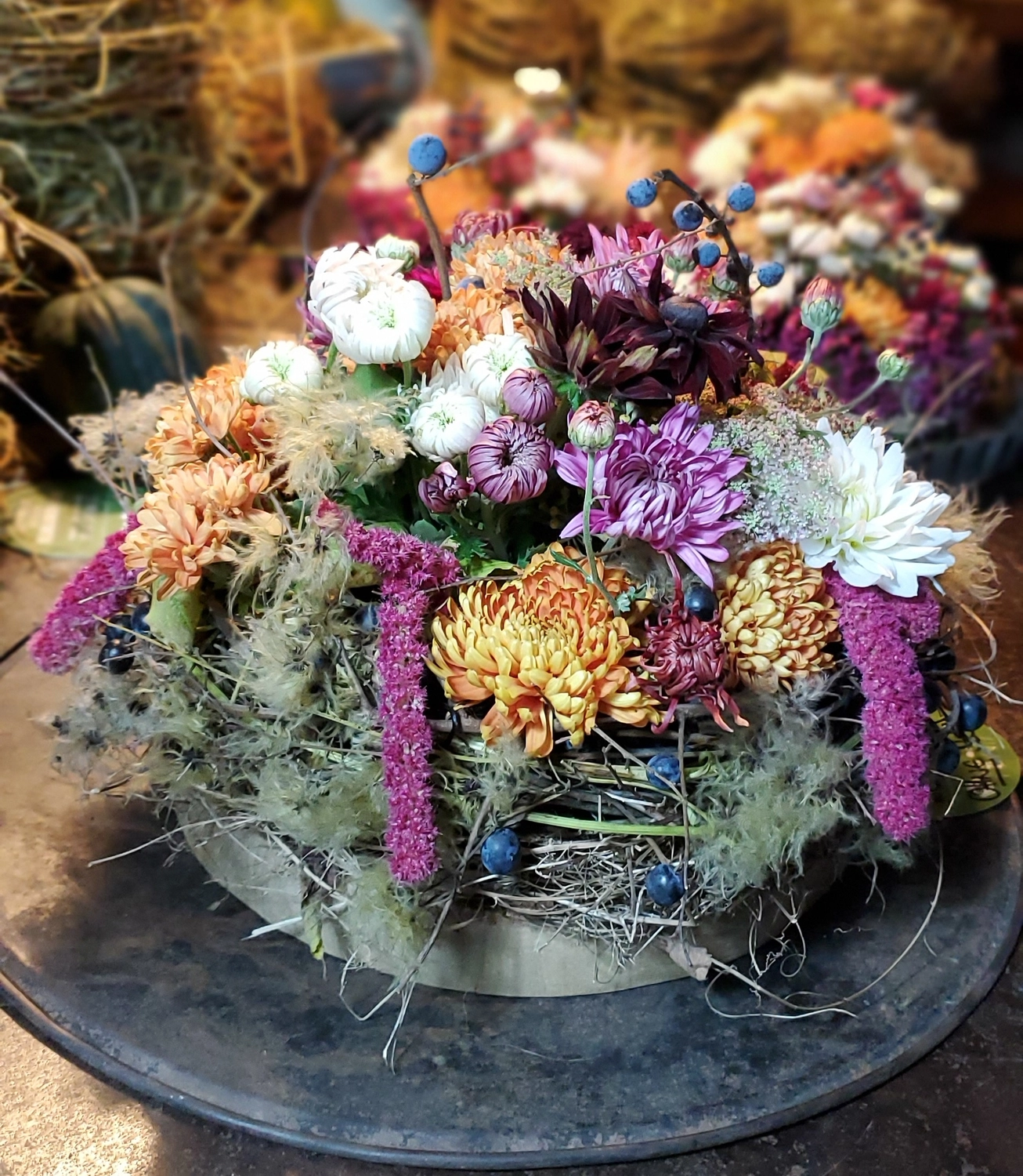 HOF DÖRKES - KRIMSKRAMS-ADVENTSKRANZ AUS METALL